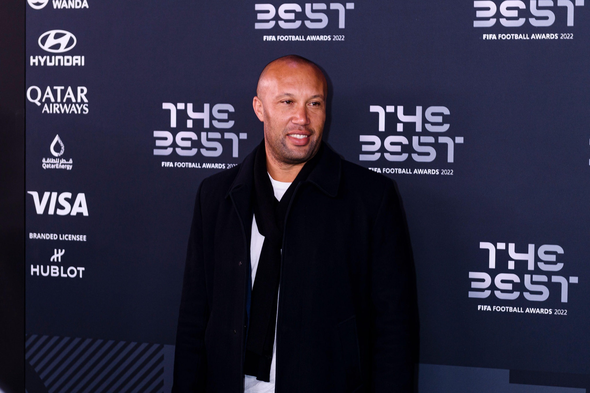 Paris, France - February 27: French former footballer Mikael Silvestre poses for photos during the Green Carpet Arrivals prior The Best FIFA Football Awards 2022 on February 27, 2023 in Paris, France. (Photo by Marcio Machado) (Photo by Eurasia Sport Images/Just Pictures/Sipa USA)