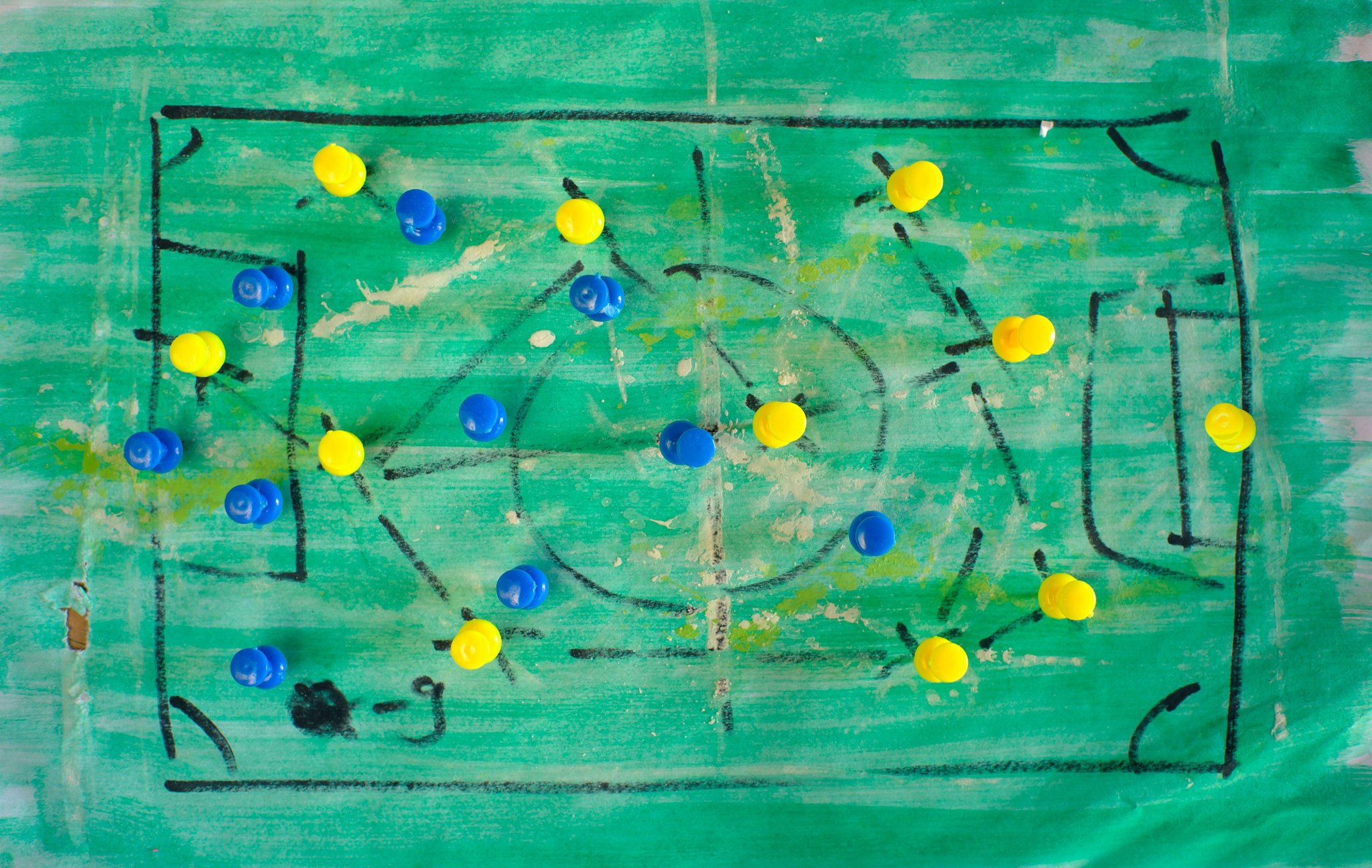 Grunge soccer tactics skribble, great soccer event this year, free copy space