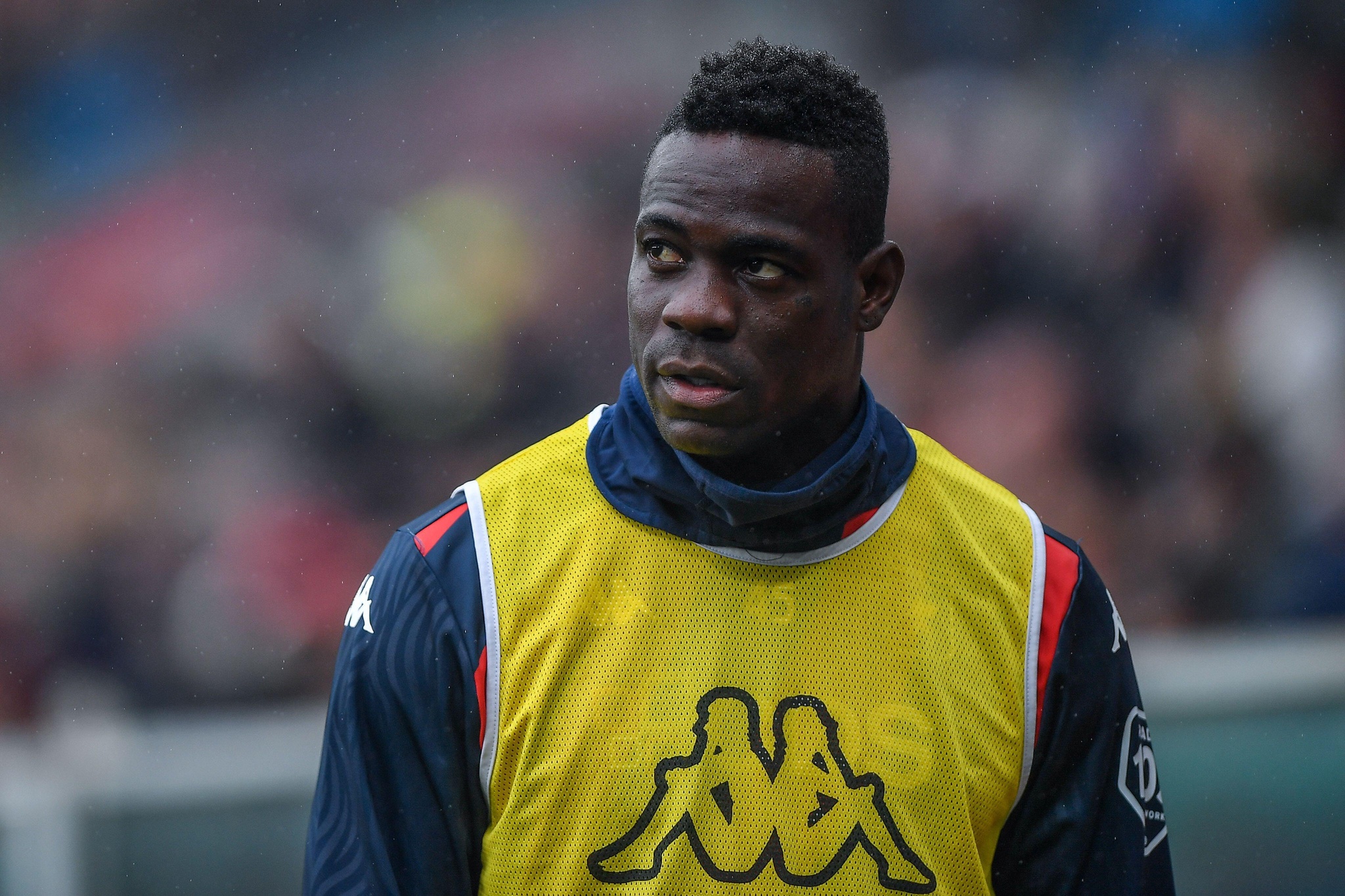 Mario Balotelli (Genoa) during Genoa CFC vs Cagliari Calcio, Italian soccer Serie A match in Genoa, Italy, November 24 2024