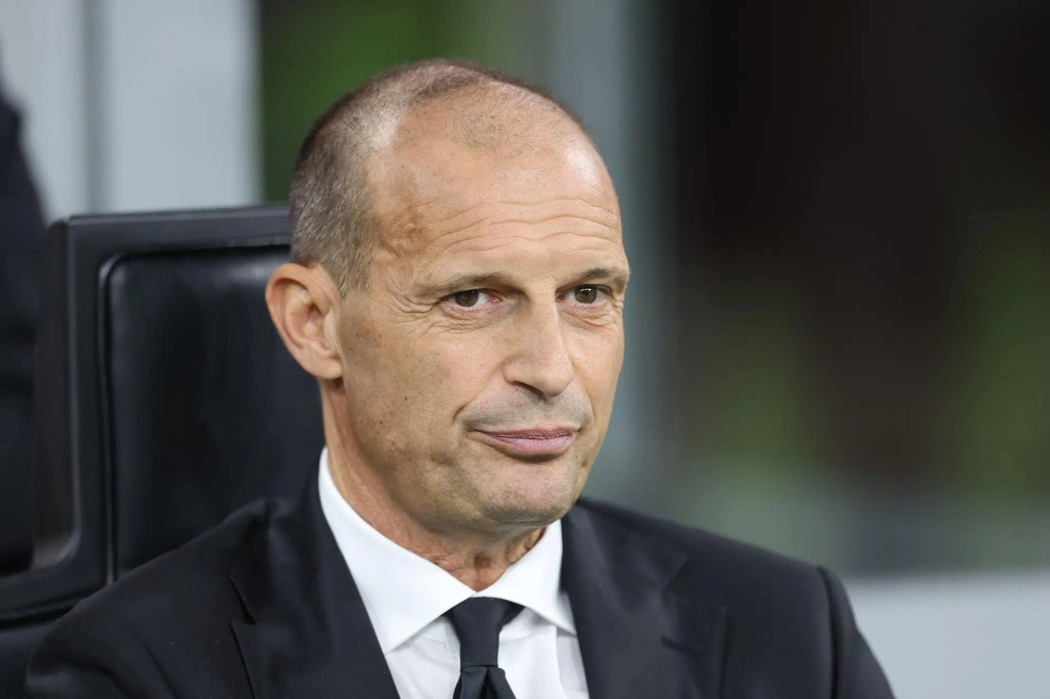 AC Milan's head coach Massimiliano Allegri during the Serie A soccer match between Milan and Cremonese at the G Meazza Stadium in Milan north Italy -