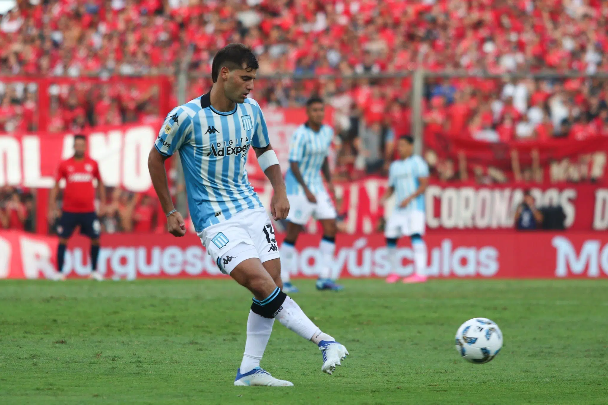 Buenos Aires, Argentina. 24th Feb, 2024. Santiago Sosa of Racing Club during the match of 7th round of Argentina´s Liga Profesional de Fútbol at Ricardo Bochini Stadium ( Credit: Néstor J. Beremblum/Alamy Live News