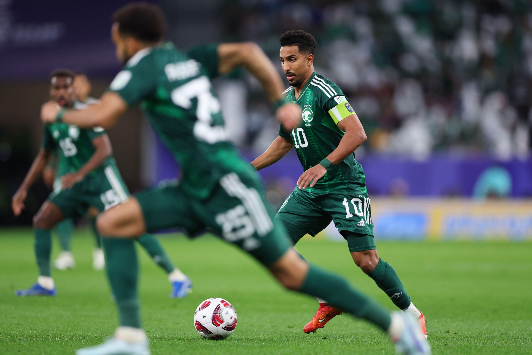 Al Rayyan, Qatar. 30th Jan, 2024. Salem Al-Dawsari (KSA) Football/Soccer : AFC Asian Cup Qatar 2023 Round of 16 match between Saudi Arabia 1(2-4)1 South Korea at Education City Stadium in Al Rayyan, Qatar . Credit: Naoki Morita/AFLO SPORT/Alamy Live News
