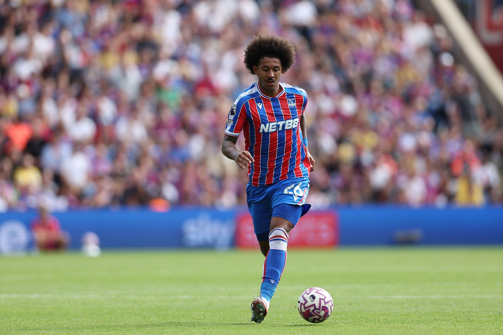 Selhurst Park, Selhurst, London, UK. 24th Aug, 2025. Premier League Football, Crystal Palace versus Nottingham Forest; Chris Richards of Crystal Palace Credit: Action Plus Sports/Alamy Live News