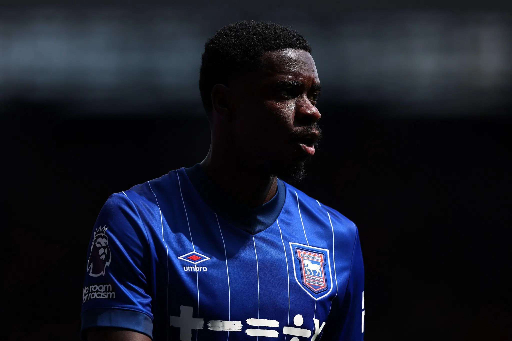 Axel Tuanzebe of Ipswich Town - Ipswich Town v Liverpool, Premier League, Portman Road, Ipswich, UK - 17th August 2023 Editorial Use Only - DataCo restrictions apply
